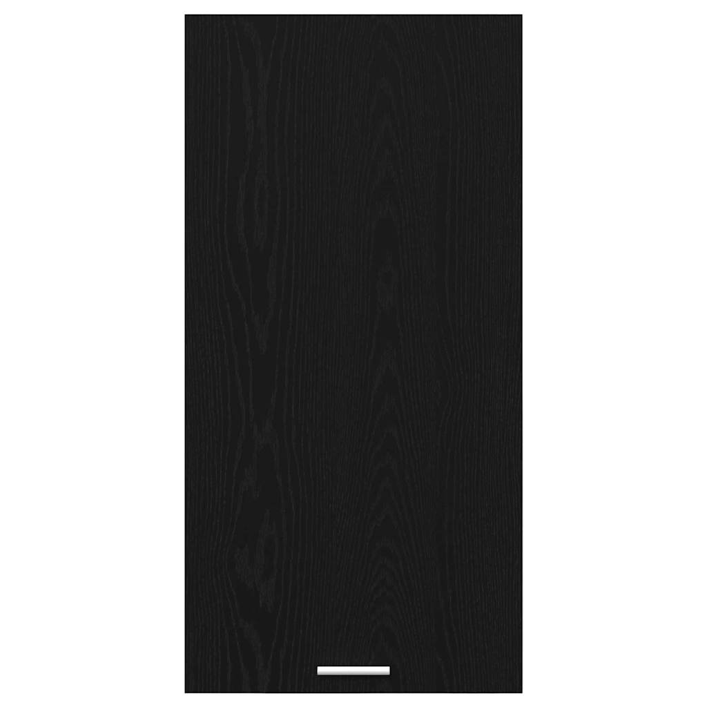 Hængeskab Sort Eg og Hvid 50 x 31 x 100 cm Konstrueret træ