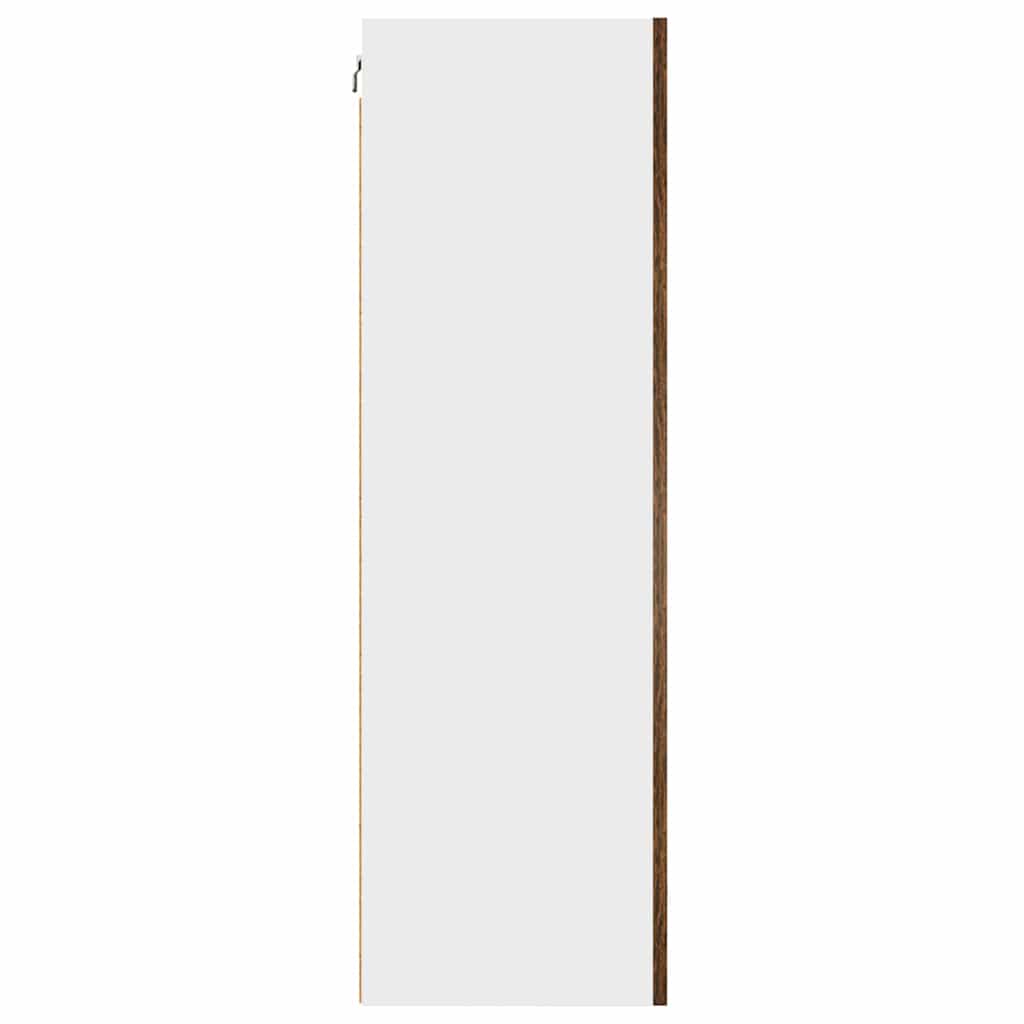 Hængeskab Røget Eg og Hvid 50 x 31 x 100 cm Konstrueret træ