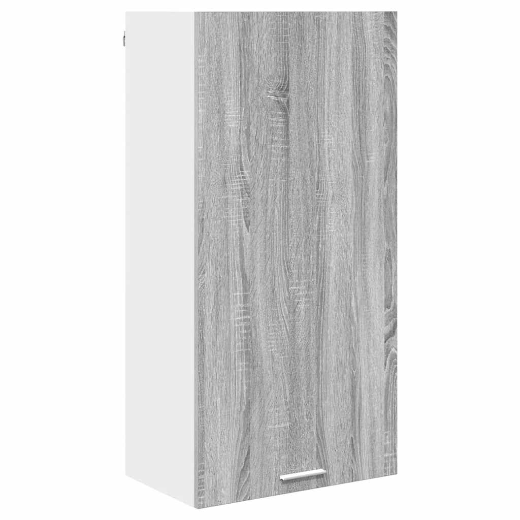 Hængeskab Grå Sonoma og Hvid 50 x 31 x 100 cm Konstrueret træ