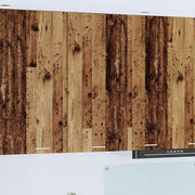 Hængeskab Gammelt træ og Hvid 50 x 31 x 100 cm Konstrueret træ