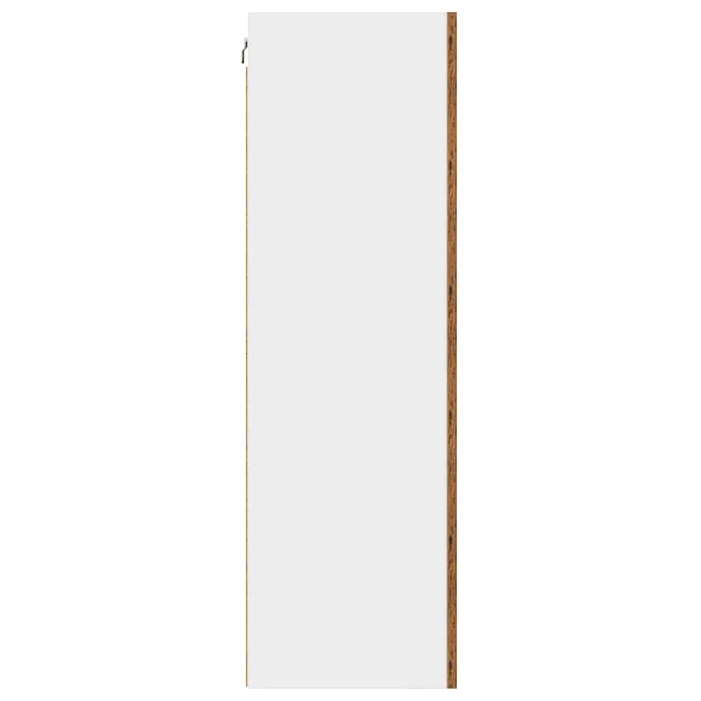 Hængeskab Gammelt træ og Hvid 50 x 31 x 100 cm Konstrueret træ