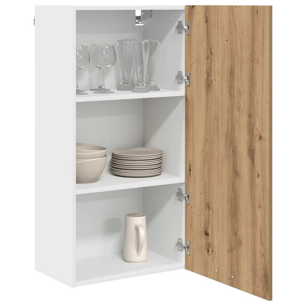 Hængeskab Artisan eg og hvid 50 x 31 x 100 cm Konstrueret træ
