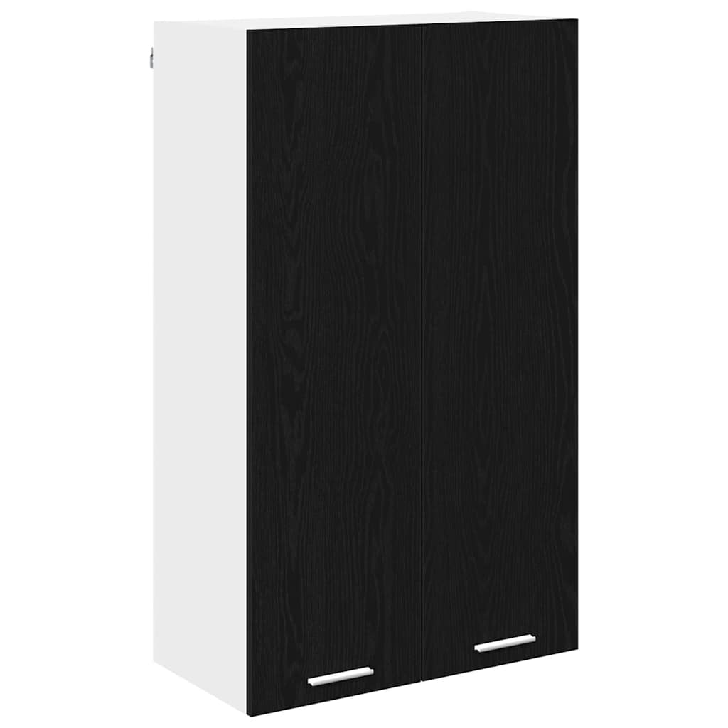 Hængeskab med dør Sort eg 60 x 31 x 100 cm Konstrueret træ