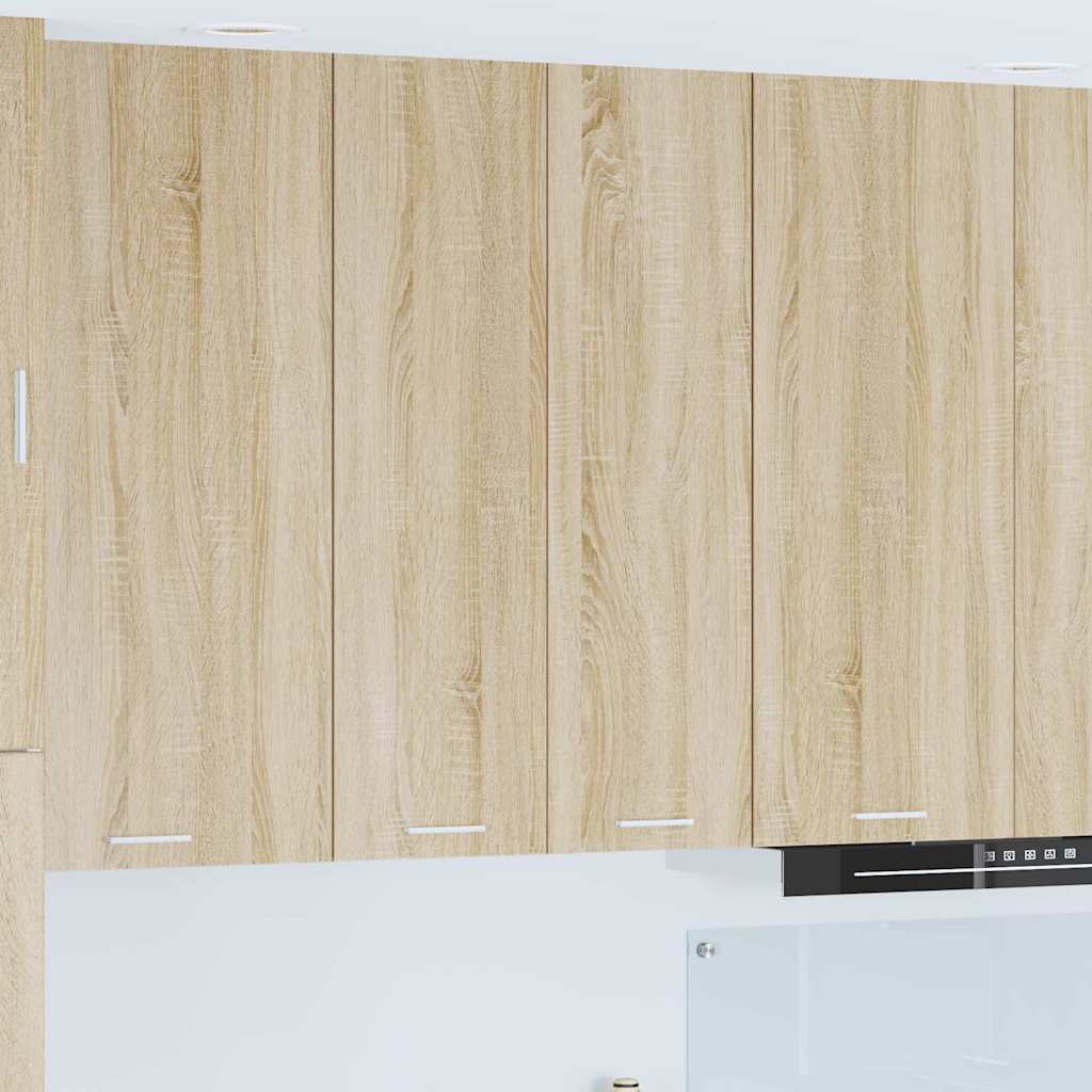 Hængeskab med dør Sonoma eg 60 x 31 x 100 cm Konstrueret træ