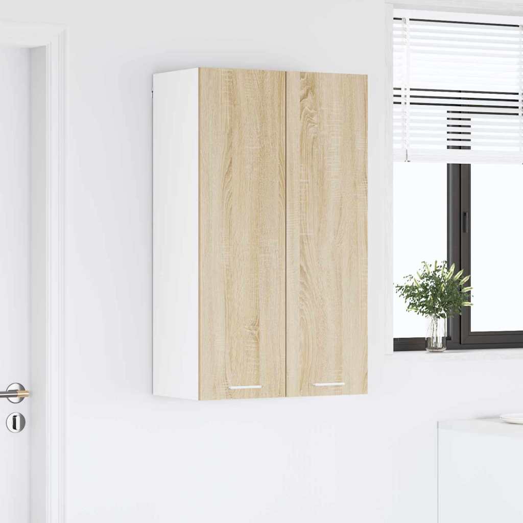 Hængeskab med dør Sonoma eg 60 x 31 x 100 cm Konstrueret træ