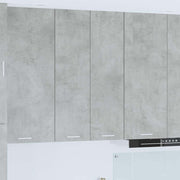Hængeskab med dør Beton Grå 60 x 31 x 100 cm Konstrueret træ