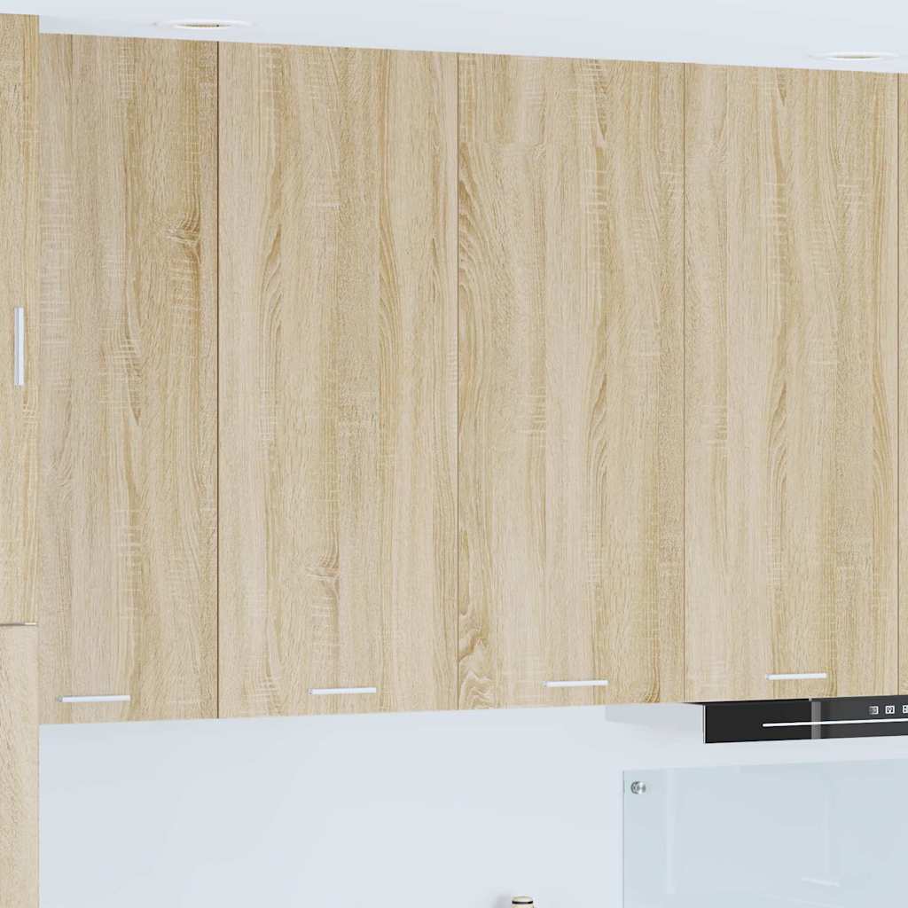 Hængeskab med dør Sonoma eg 80 x 31 x 100 cm Konstrueret træ