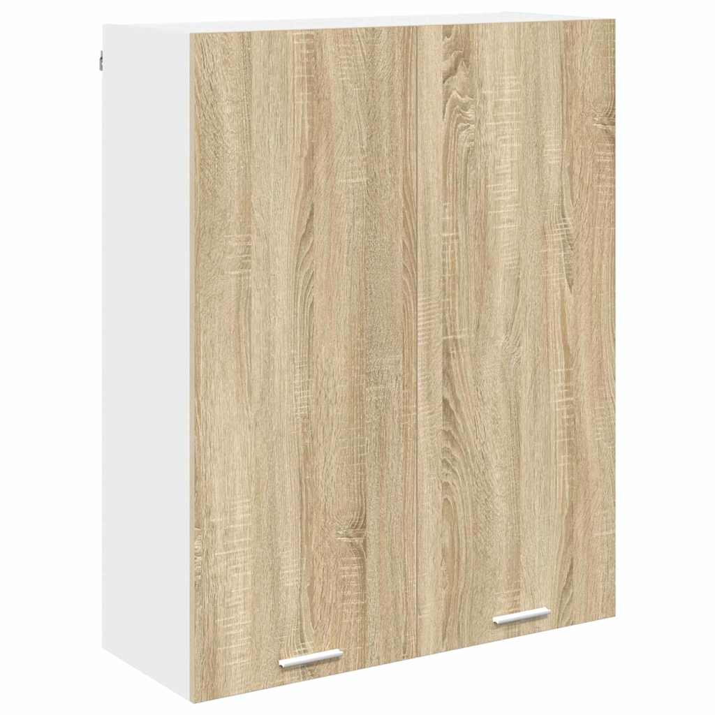 Hængeskab med dør Sonoma eg 80 x 31 x 100 cm Konstrueret træ