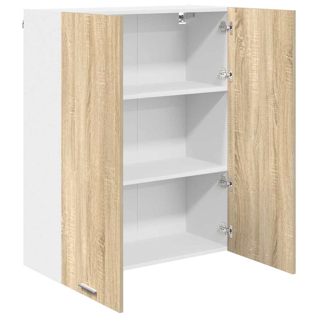 Hængeskab med dør Sonoma eg 80 x 31 x 100 cm Konstrueret træ