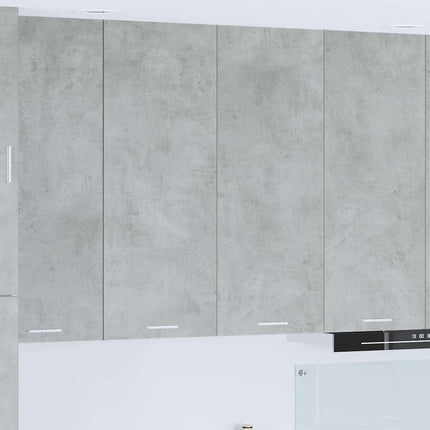 Hængeskab Beton Grå 80 x 31 x 100 cm Konstrueret træ