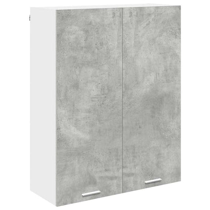 Hængeskab Beton Grå 80 x 31 x 100 cm Konstrueret træ