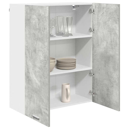 Hængeskab Beton Grå 80 x 31 x 100 cm Konstrueret træ