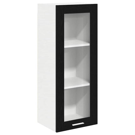 Hængeskab Sort eg 40 x 31 x 100 cm Konstrueret træ