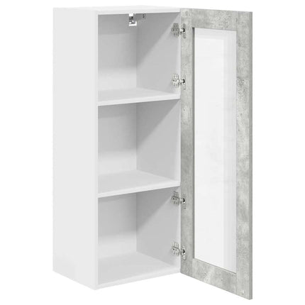 Hængeskab Beton Grå 40 x 31 x 100 cm Konstrueret træ