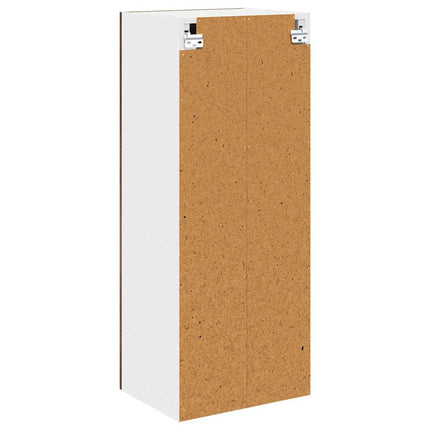 Hængeskab med dør Røget eg 40 x 31 x 100 cm Konstrueret træ