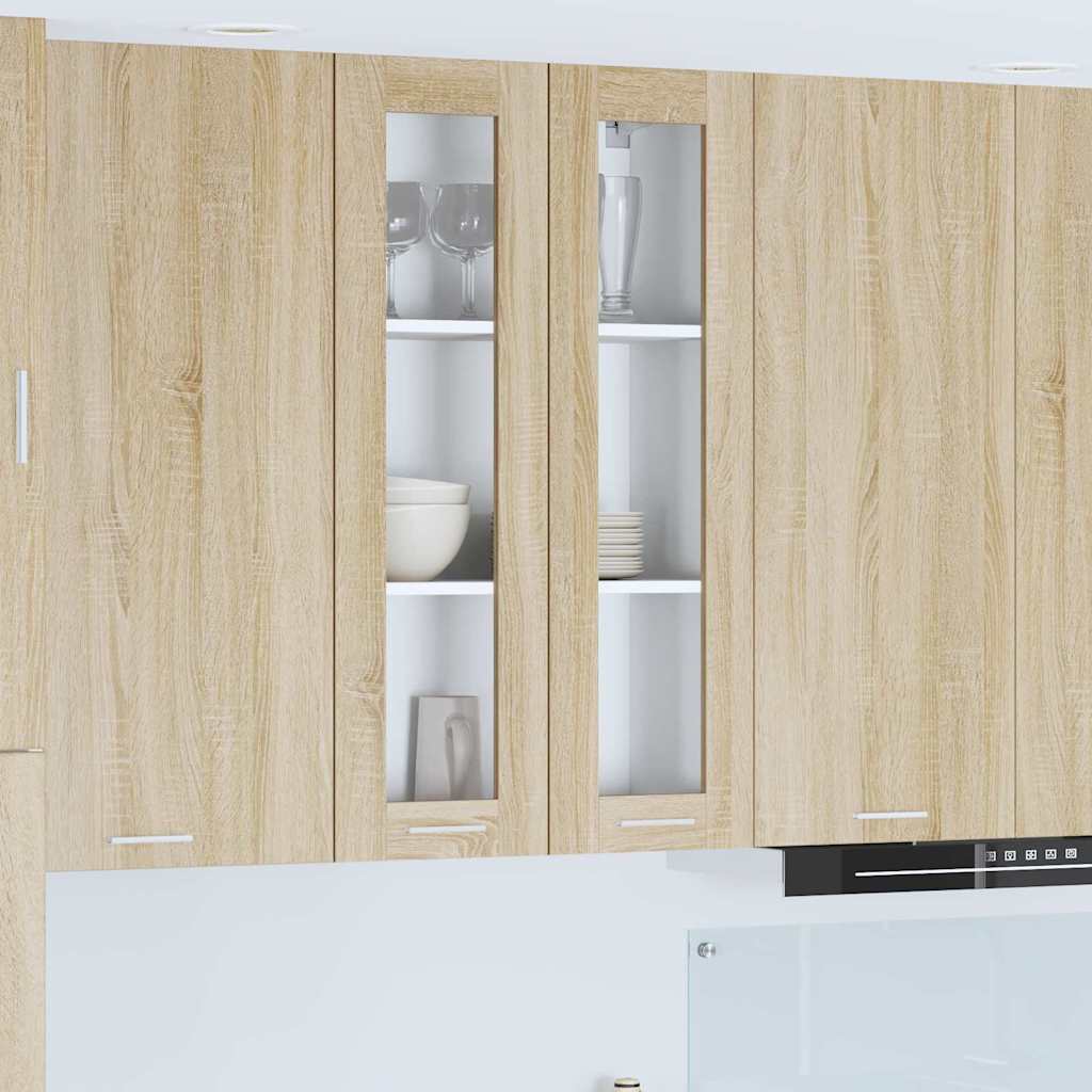 Hængeskab med dør Sonoma eg 60 x 31 x 100 cm Konstrueret træ