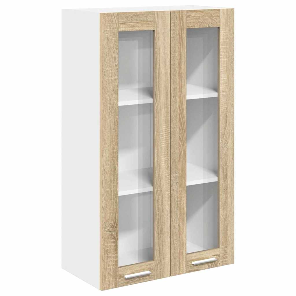 Hængeskab med dør Sonoma eg 60 x 31 x 100 cm Konstrueret træ