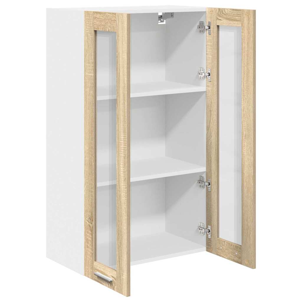 Hængeskab med dør Sonoma eg 60 x 31 x 100 cm Konstrueret træ
