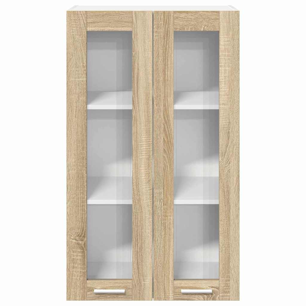 Hængeskab med dør Sonoma eg 60 x 31 x 100 cm Konstrueret træ
