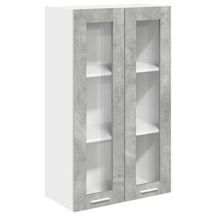 Hængeskab Beton Grå 60 x 31 x 100 cm Konstrueret træ