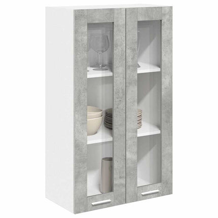 Hængeskab Beton Grå 60 x 31 x 100 cm Konstrueret træ