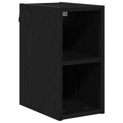 Hængeskab Sort eg 20 x 29,5 x 40 cm Konstrueret træ