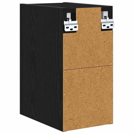 Hængeskab Sort eg 20 x 29,5 x 40 cm Konstrueret træ