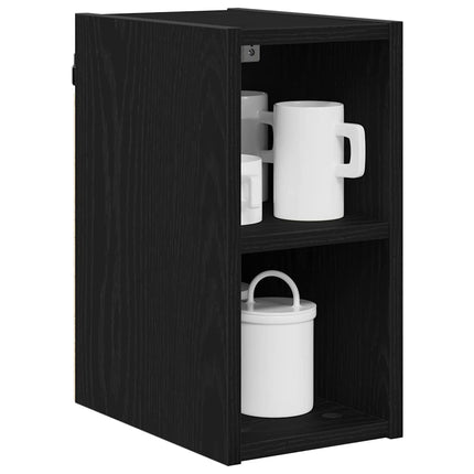 Hængeskab Sort eg 20 x 29,5 x 40 cm Konstrueret træ
