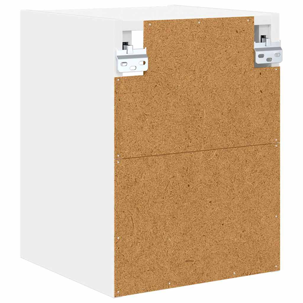 Hængeskab med opbevaring Hvid 30 x 29,5 x 40 cm Konstrueret træ