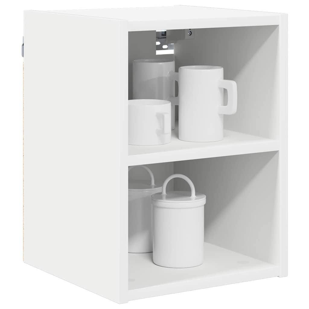 Hængeskab med opbevaring Hvid 30 x 29,5 x 40 cm Konstrueret træ