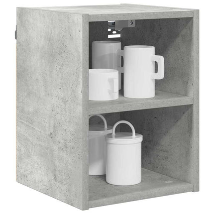 Hængeskab Beton Grå 30 x 29,5 x 40 cm Konstrueret træ
