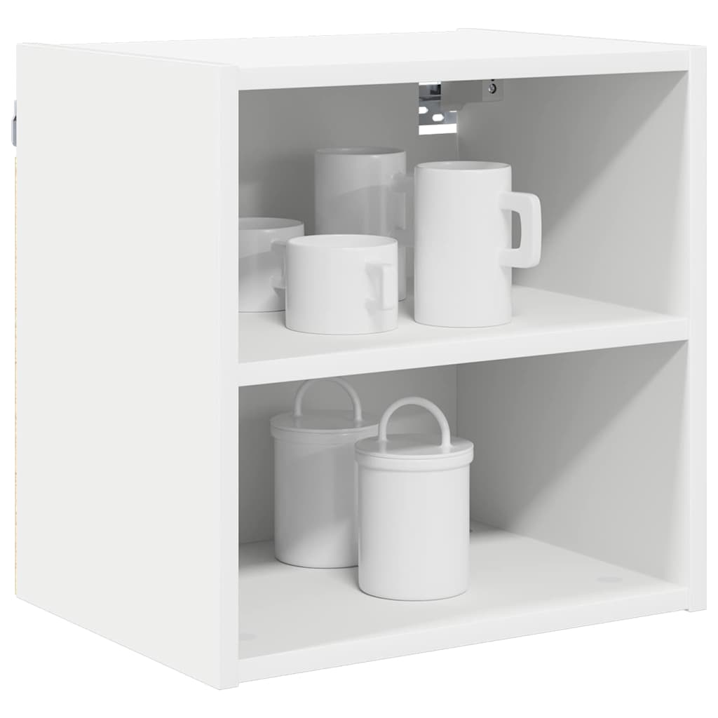 Hængeskab med opbevaring Hvid 40 x 29,5 x 40 cm Konstrueret træ