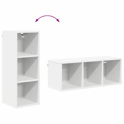 Hængeskab Hvid 30 x 29,5 x 80 cm Konstrueret træ