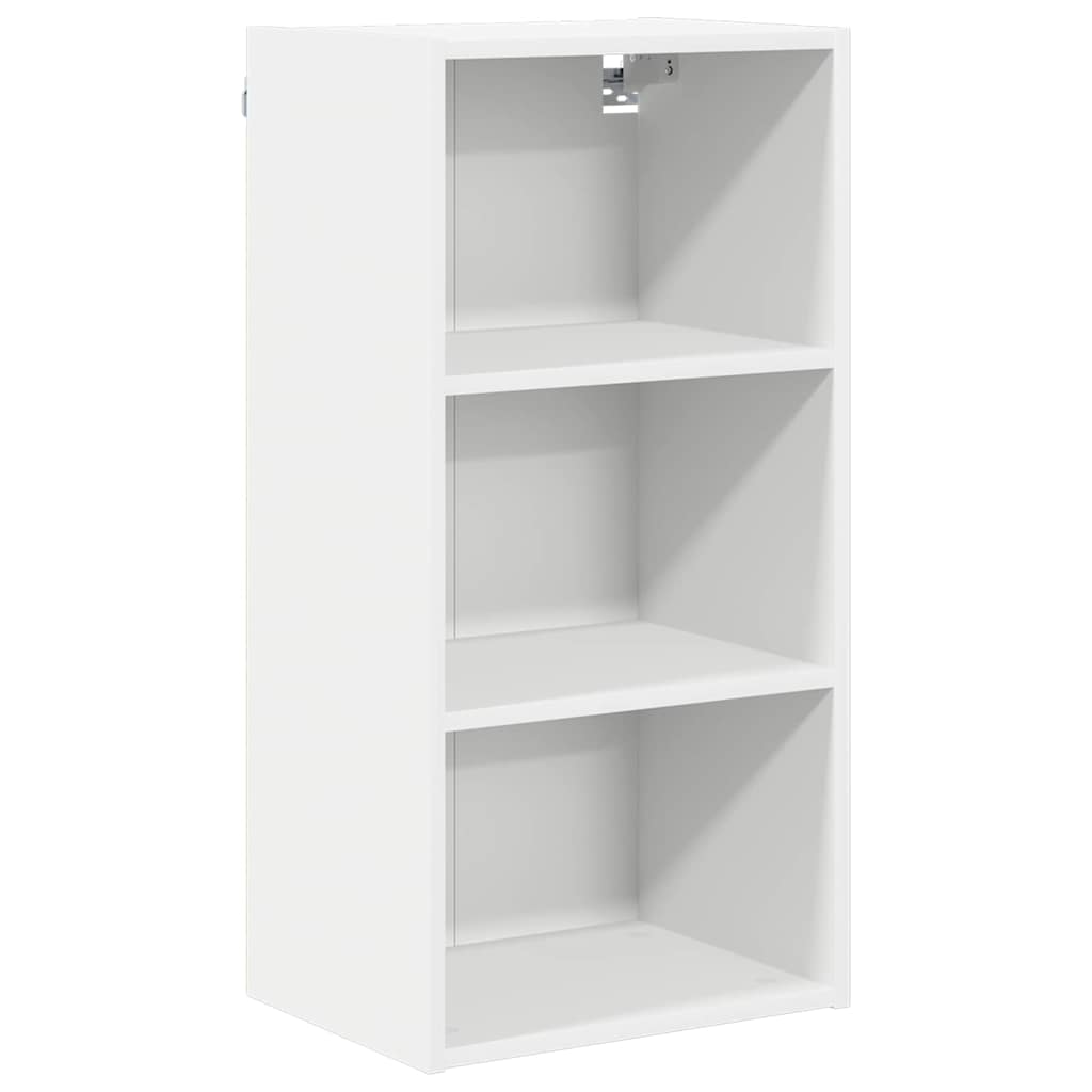 Hængeskab med opbevaring Hvid 40 x 29,5 x 80 cm Konstrueret træ