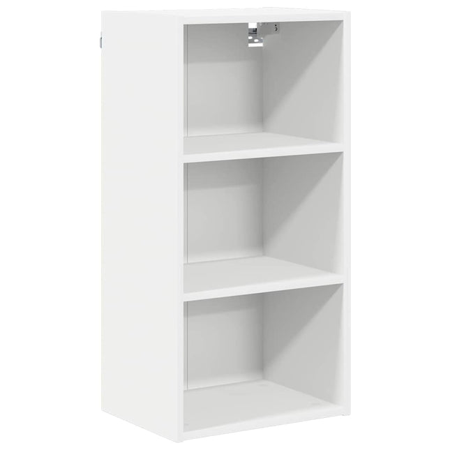 Hængeskab med opbevaring Hvid 40 x 29,5 x 80 cm Konstrueret træ