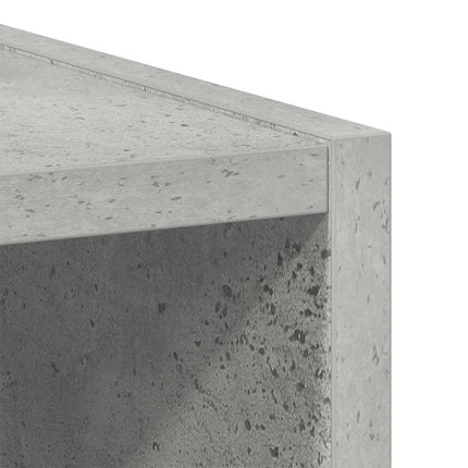 Hængeskab Beton Grå 40 x 29,5 x 80 cm Konstrueret træ