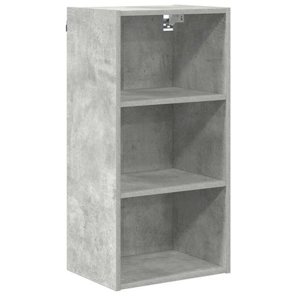 Hængeskab Beton Grå 40 x 29,5 x 80 cm Konstrueret træ