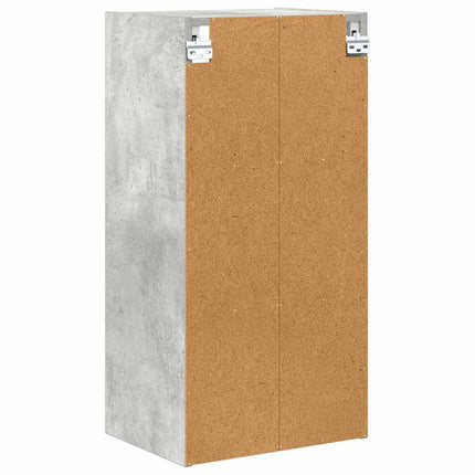 Hængeskab Beton Grå 40 x 29,5 x 80 cm Konstrueret træ