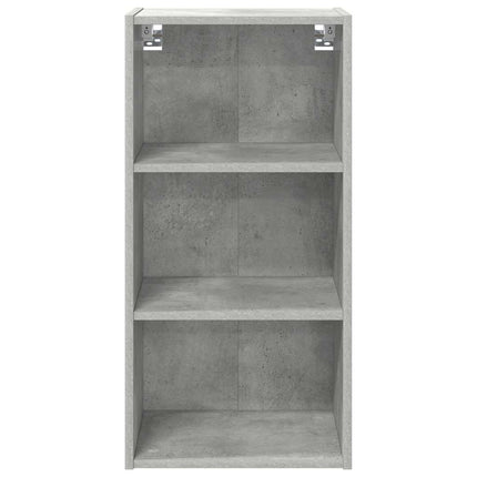 Hængeskab Beton Grå 40 x 29,5 x 80 cm Konstrueret træ
