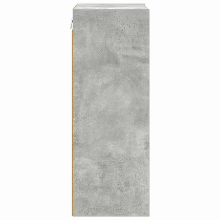 Hængeskab Beton Grå 40 x 29,5 x 80 cm Konstrueret træ