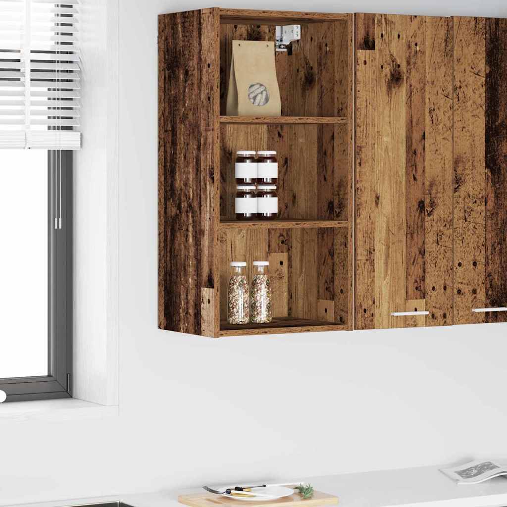 Hængeskab Gammelt træ 40 x 29,5 x 80 cm Konstrueret træ