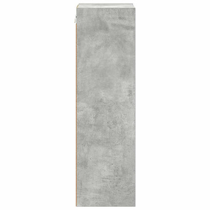 Hængeskab Beton Grå 30 x 29,5 x 100 cm Konstrueret træ