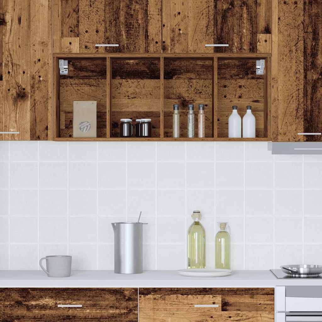 Hængeskab Gammelt træ 40 x 29,5 x 100 cm Konstrueret træ