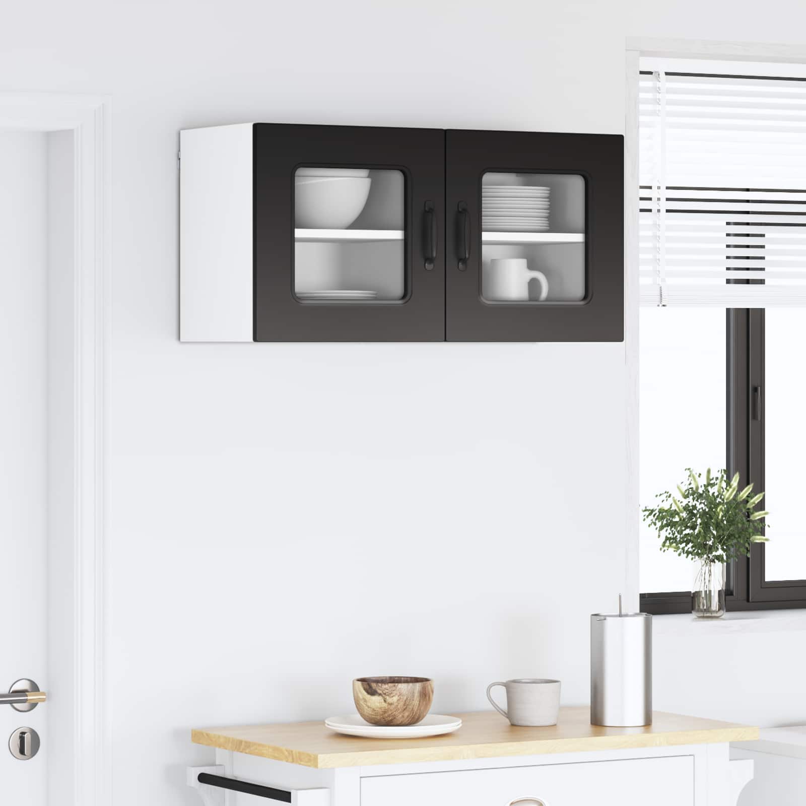 Panel til opvaskemaskine Kalmar 2 pcs Sort 40 x 31 x 40 cm