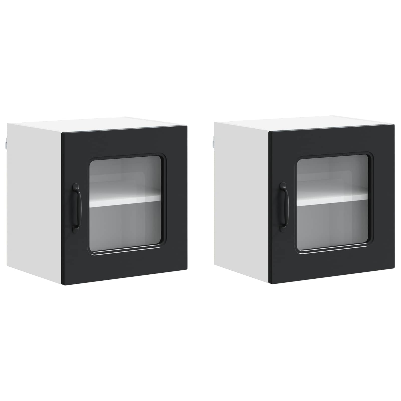 Panel til opvaskemaskine Kalmar 2 pcs Sort 40 x 31 x 40 cm