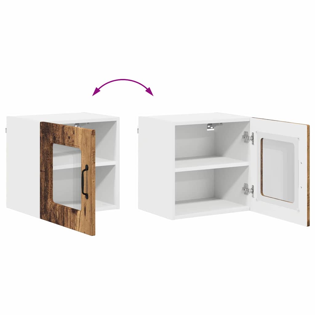 Vægskab til køkken Gammelt træ 40 x 31 x 40 cm Konstrueret træ