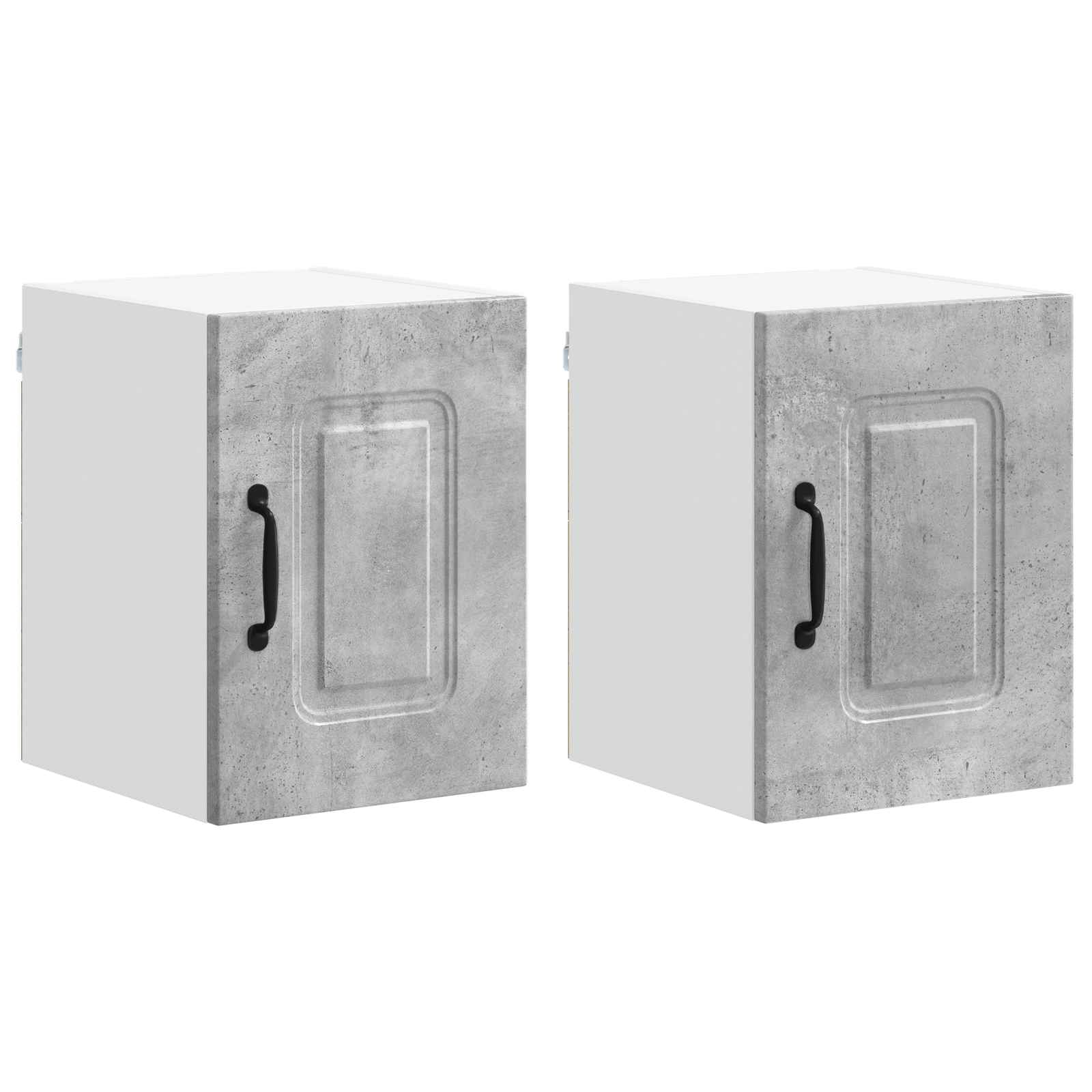 Panel til opvaskemaskine Kalmar 2 pcs Beton Grå 30 x 31 x 40 cm