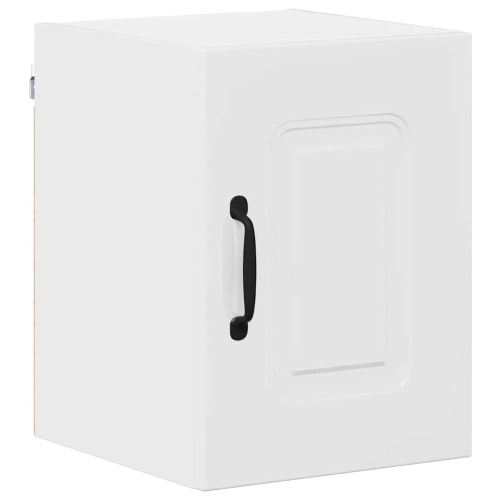 Vægskab til køkken med dør 2 pcs Høj gloss hvid 30 x 31 x 40 cm