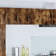 Vægskab til køkken med hylde 2 pcs Røget eg 30 x 31 x 40 cm