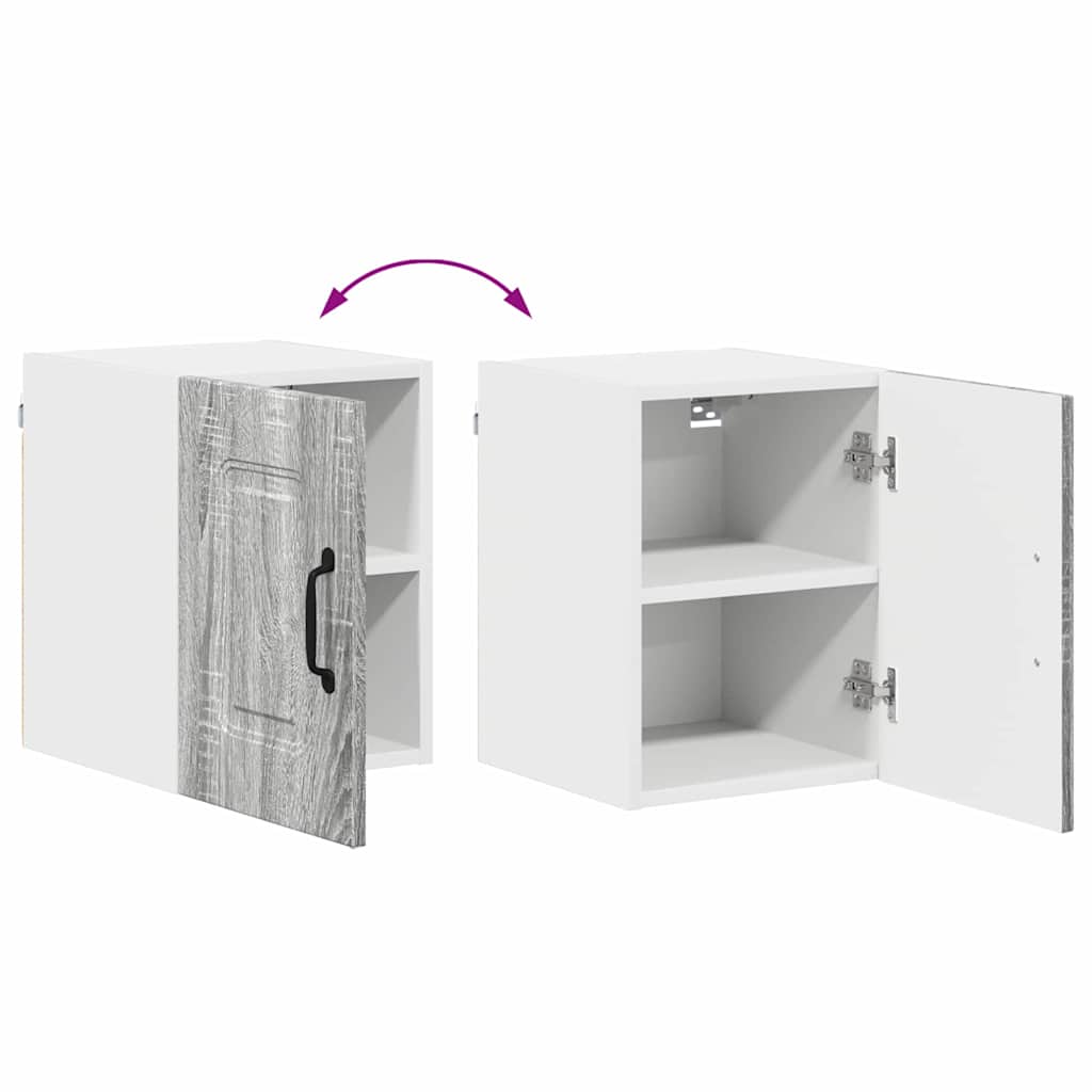 Vægskab til køkken Grå Sonoma 30 x 31 x 40 cm Konstrueret træ